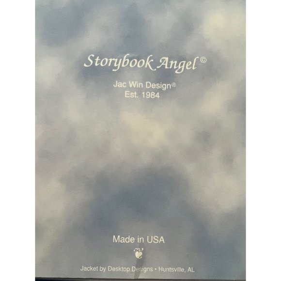 NIB Storybook Angel Brooch Pin Silvertone With Faux Pearl and Rhinestone - Picture 10 of 11